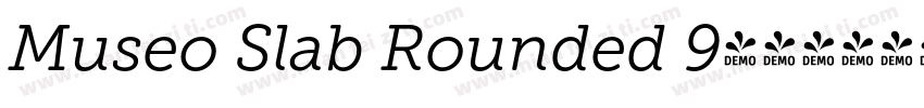 Museo Slab Rounded 9字体转换